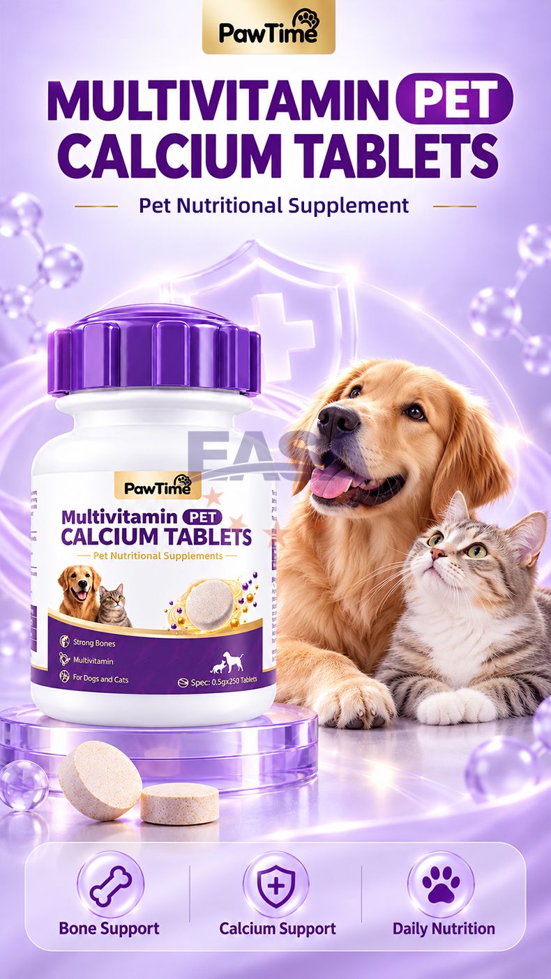 PawTime Multivitamin PET CALCIUM TABLETS