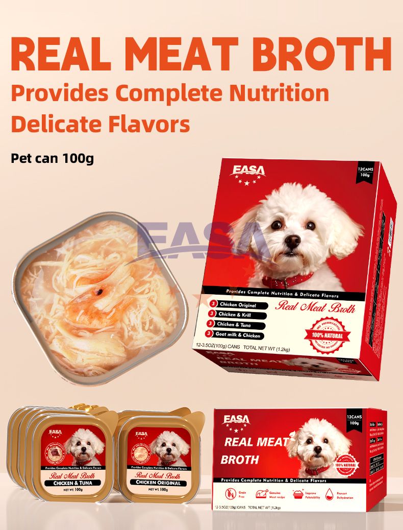 EASA  Real CMeat Broth Can 100g*12