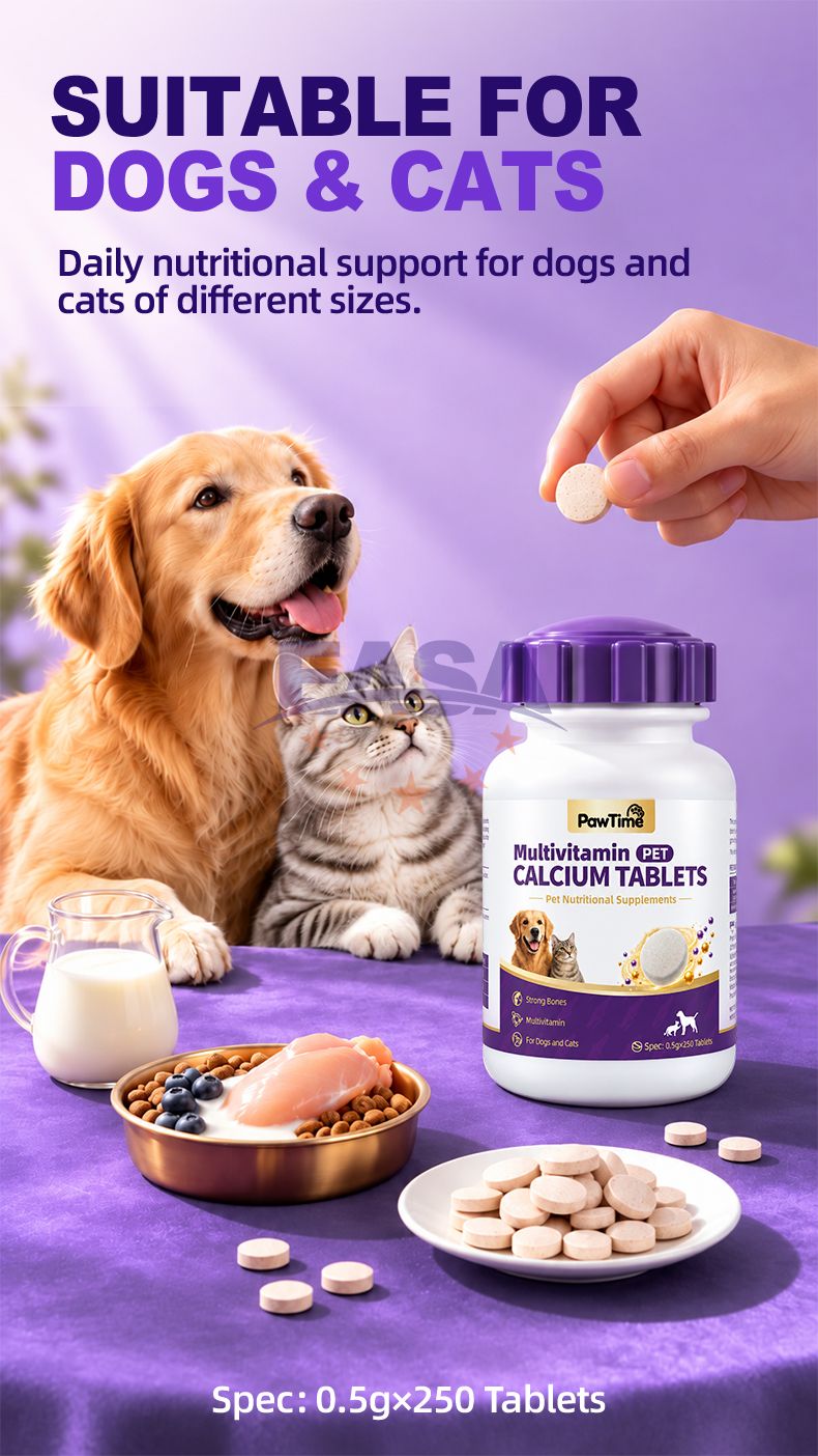 PawTime Multivitamin PET CALCIUM TABLETS